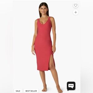 Beyond Yoga Red Sleeveless Dress